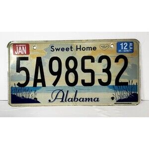 Alabama 2012 Vintage Tag Sweet Home Tag Graphic Design for Baldwin County
